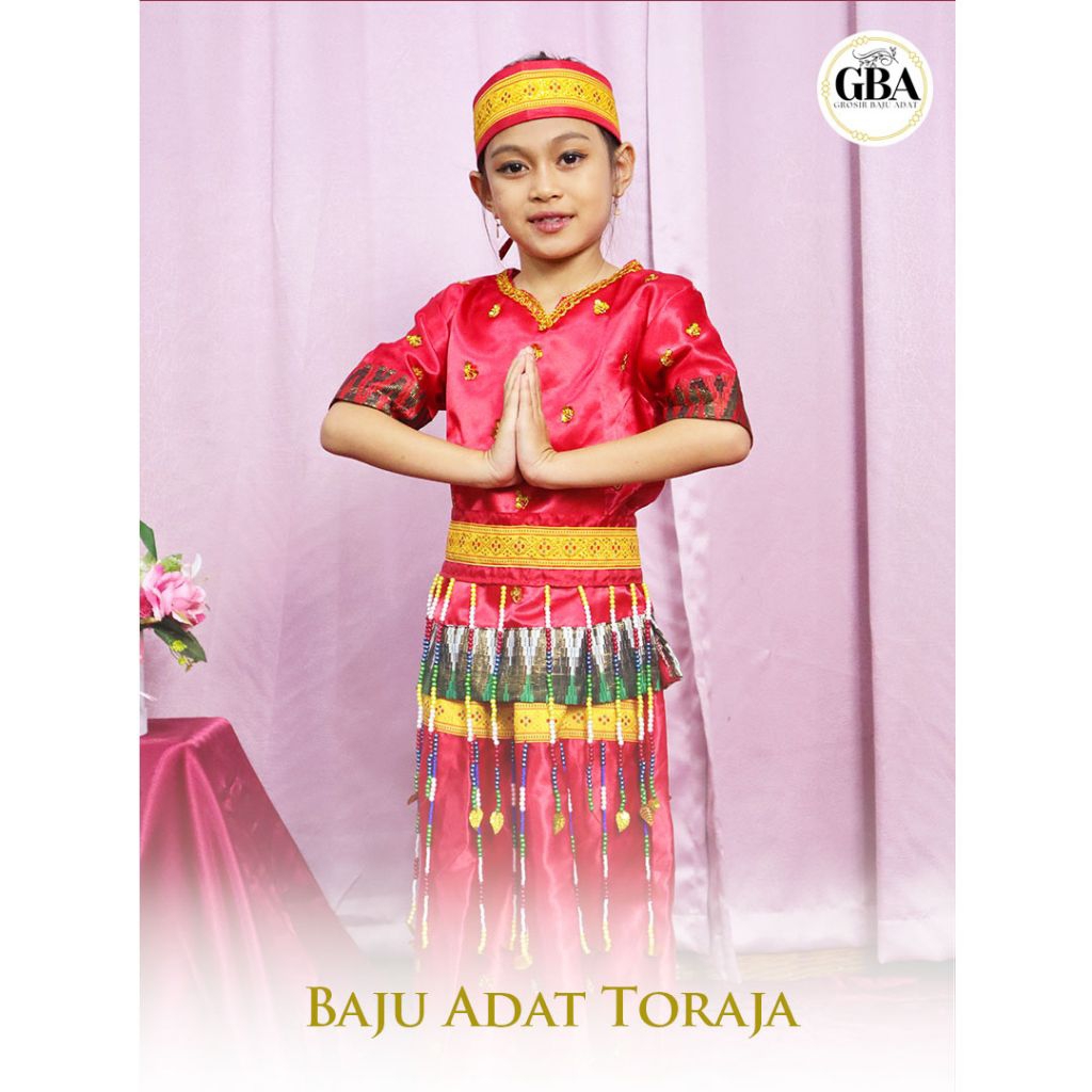 BAJU ADAT TORAJA ANAK PEREMPUAN