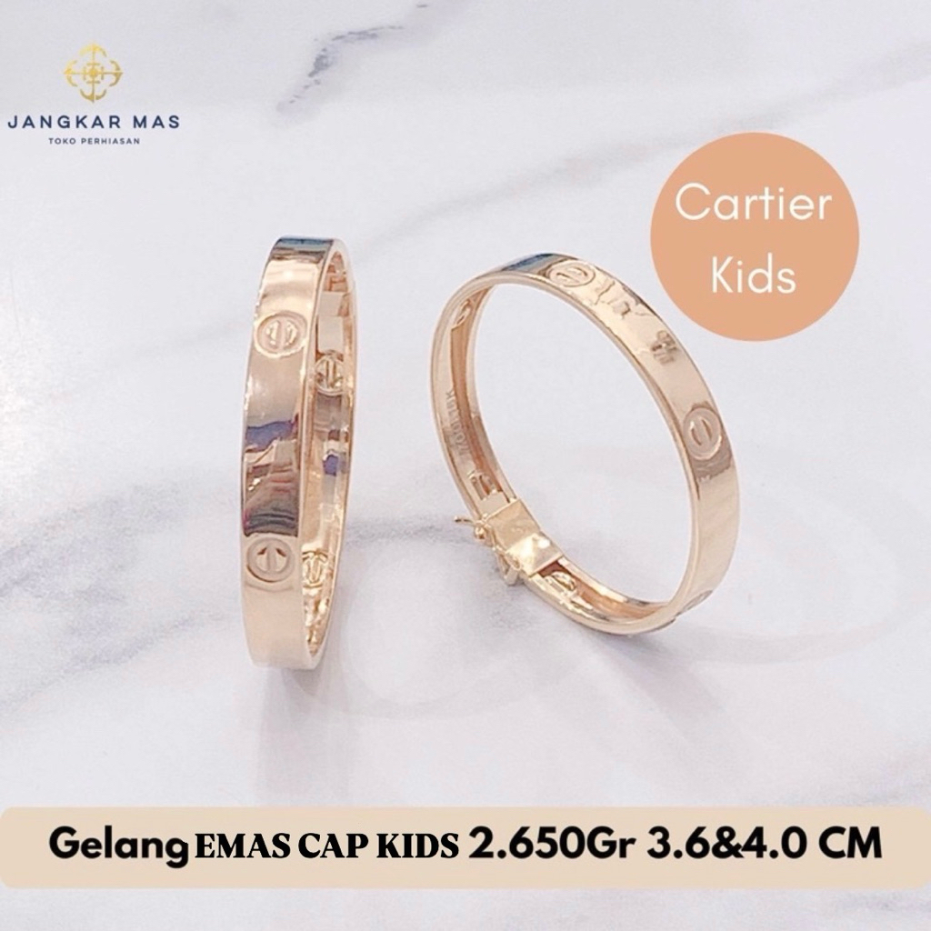 GELANG EMAS CAP KIDS 8K 16K ANAK