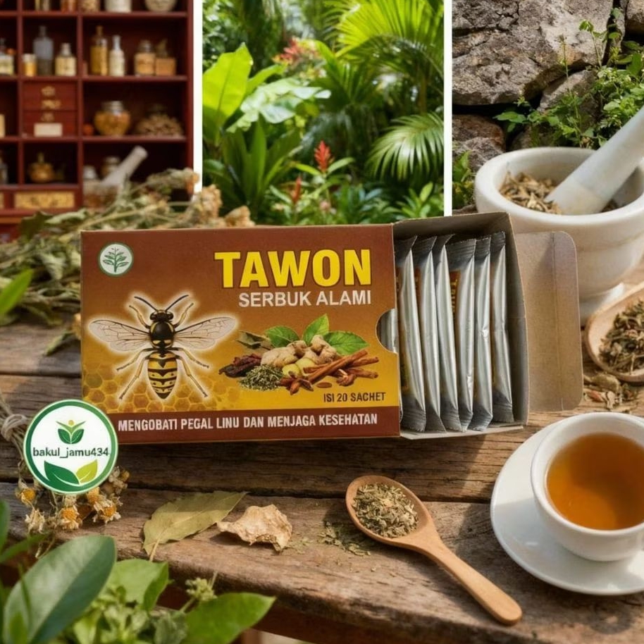 Tawon Serbuk Alami isi 20 sachet