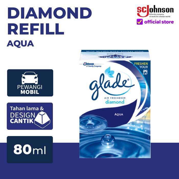 Glade Diamond Car Perfume Aqua Refill 80 ml