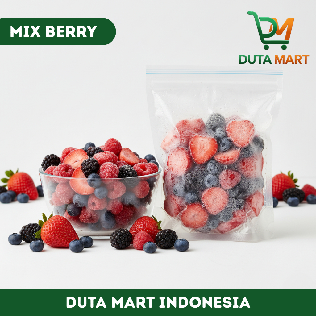 Mixberry Frozen Fruit – Strawberry, Blackberry, Raspberry, Blueberry  | Duta Mart Bandung