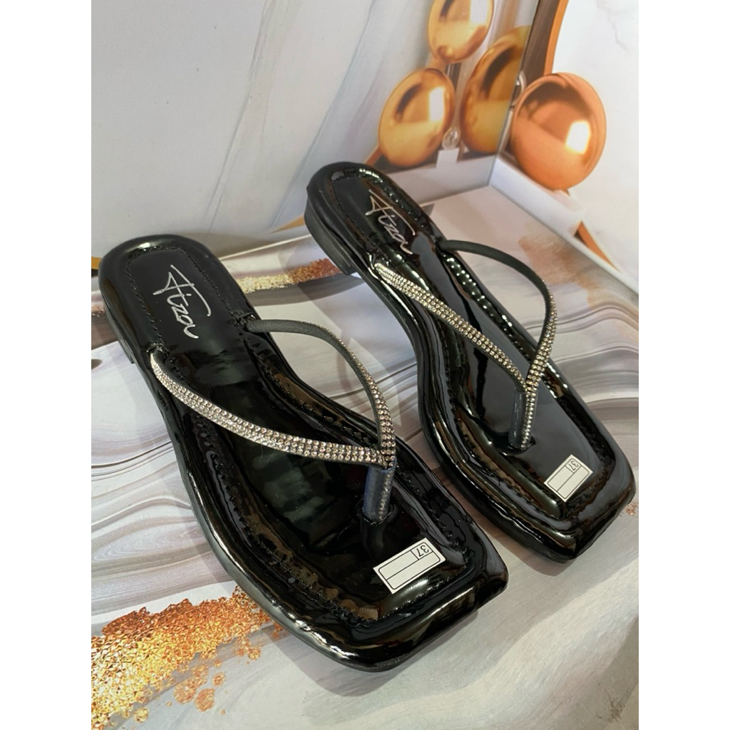Sandal jepit wanita fiza Shoes//sandal jepit glitter terbaru