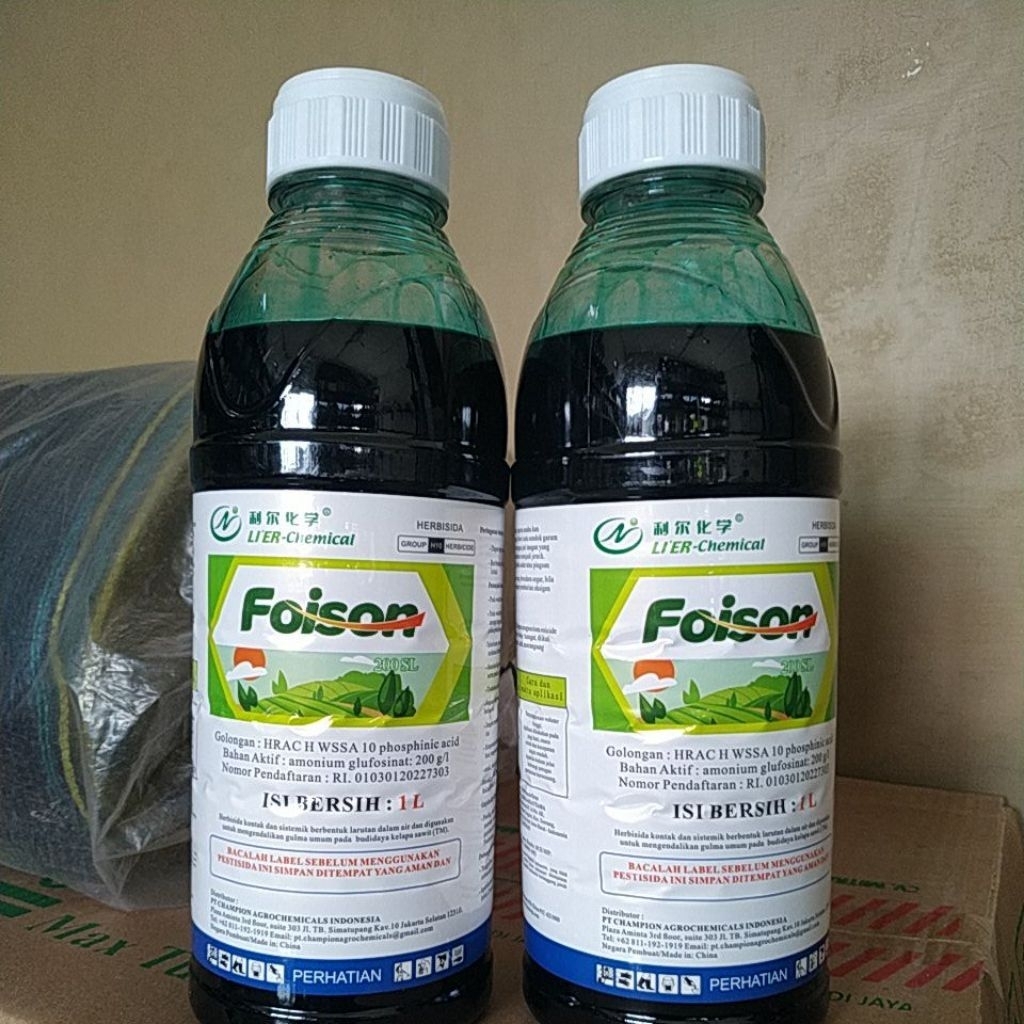 pembasmi rumput foison 200sl foison 1ltr herbisida lulangan