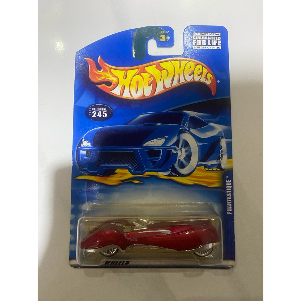 hot wheels phantastique blue card