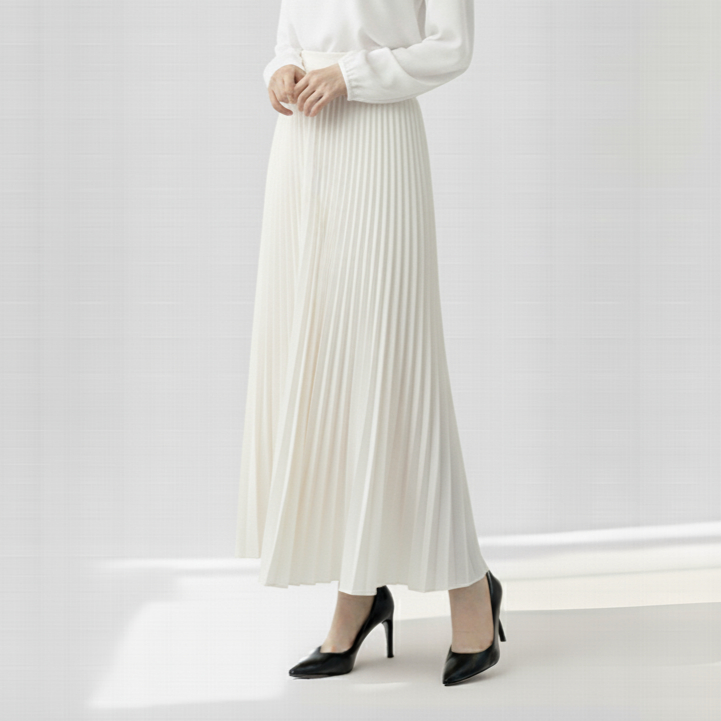 Rok Plisket Casebo Premium Super Mayung | Bahan Adem, Tebal, Tidak Nerawang | Standart & Jumbo