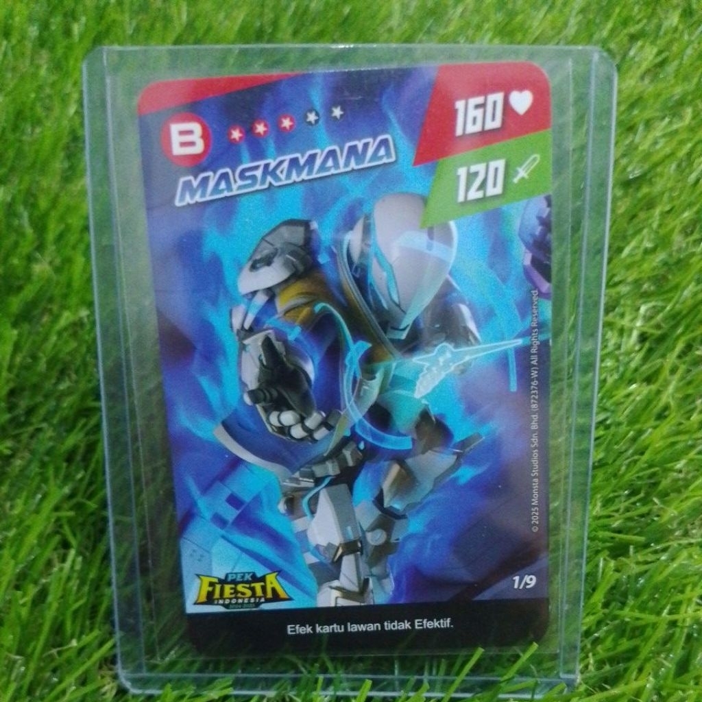Maskmana C Pek Fiesta Monsta Galaxy Card Boboiboy Indonesia