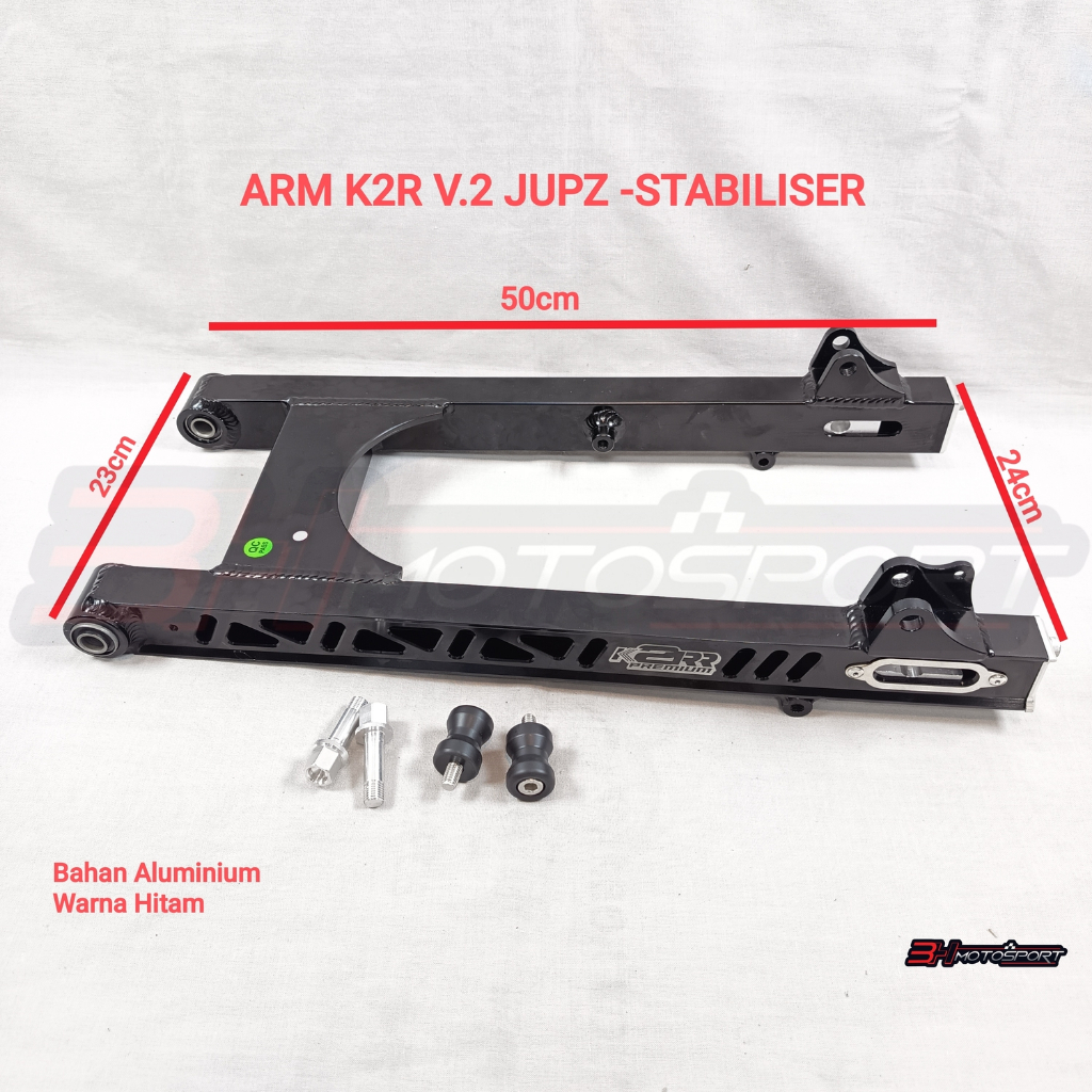 ARM SWING K2R V.2 JUPITER Z - STABILISER HITAM MERAH BIRU