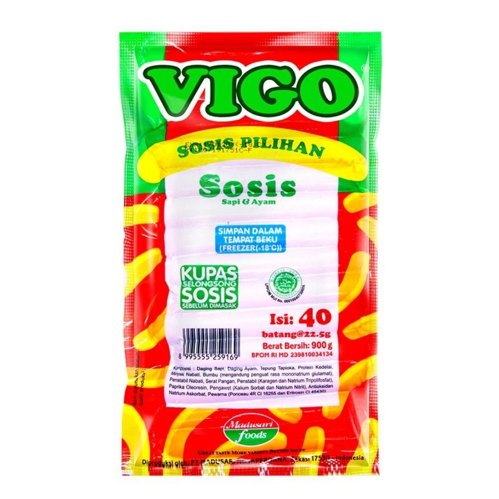 Vigo sosis sapi isi 40pcs