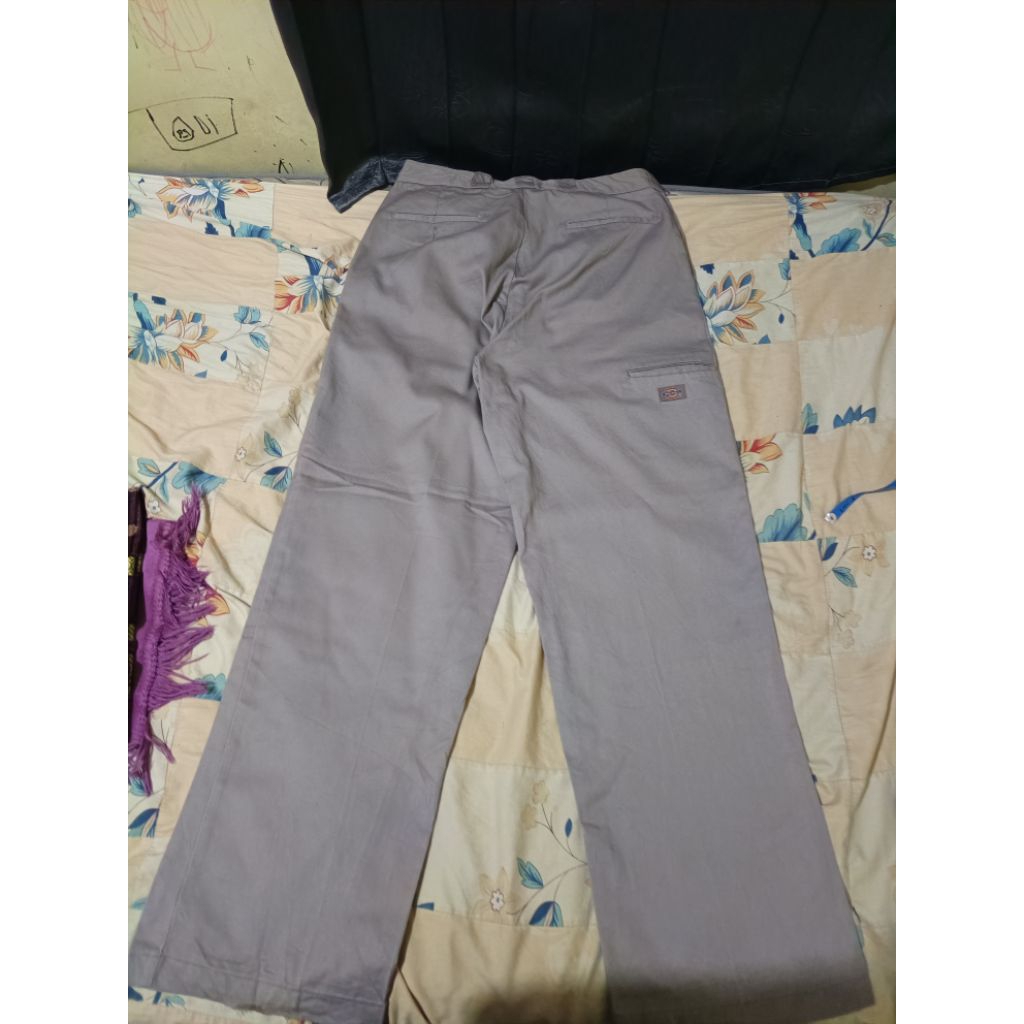 dickies double knee silver