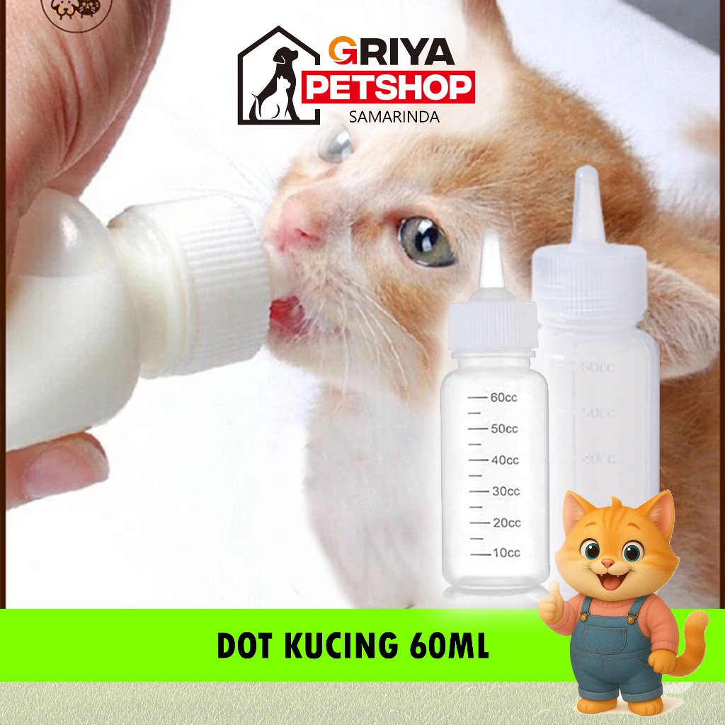 Dot Anak Kucing Baru Lahir Botol Kucing Anjing