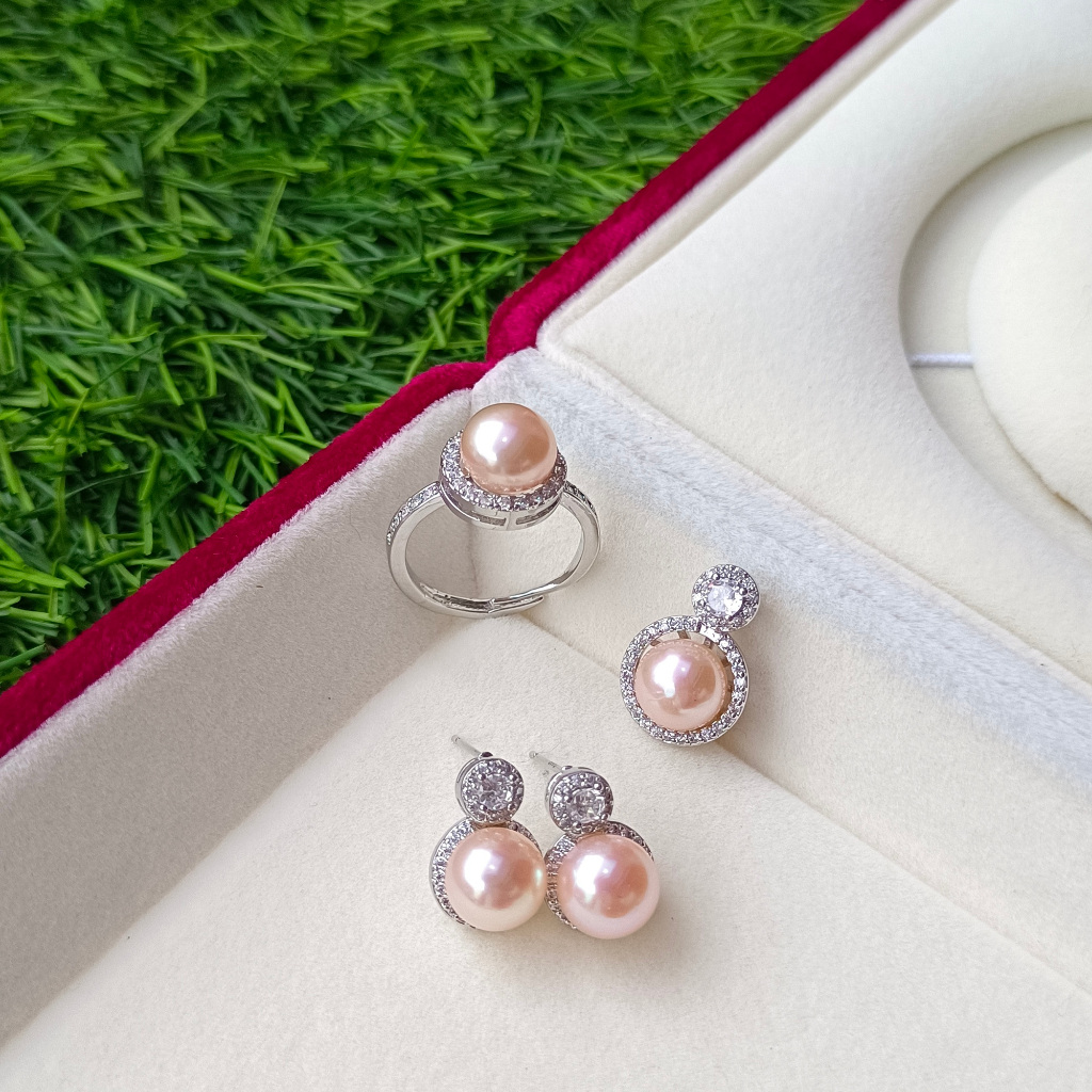 Lulu Pearl Mutiara Lombok - Set Mutiara Lombok Asli | Set MUTIARA AIR TAWAR Model Terbaru