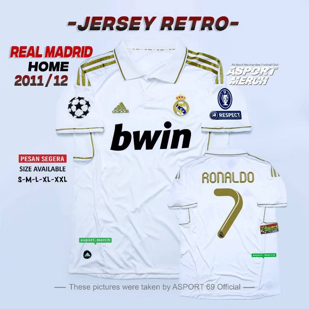 RETRO REAL MADRID HOME 2011 2012 FANTASY