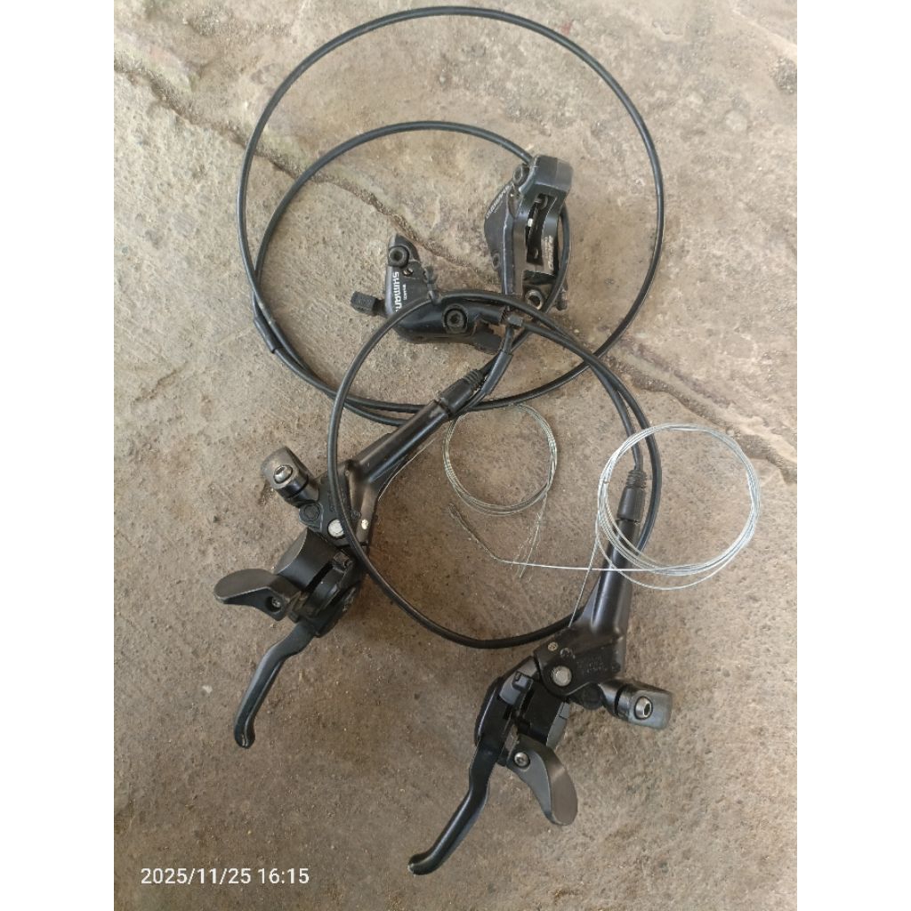 brake shifter set hidrolik deore 3x9 speed