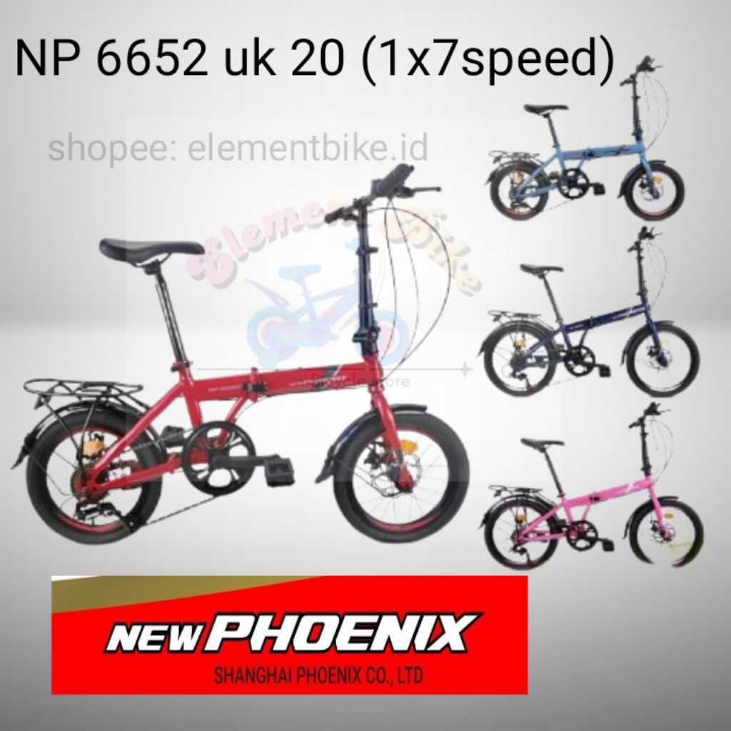 sepeda 20 lipat phoenix star dan velion dan new phoenix dan phoenix star dan morison dan tango
