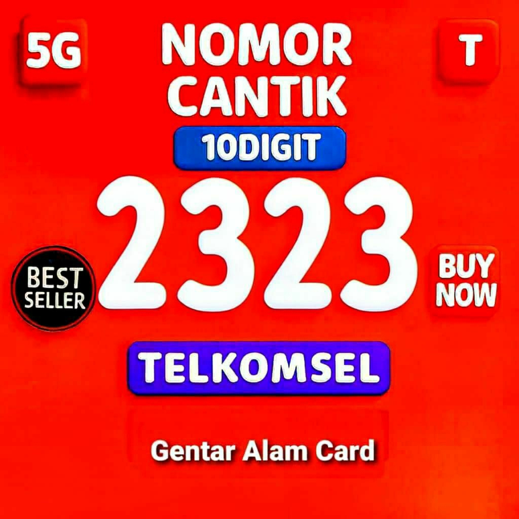 Nomor Cantik Telkomsel 10 Digit Prabayar SimPATI Seri ABAB Ekor 2323