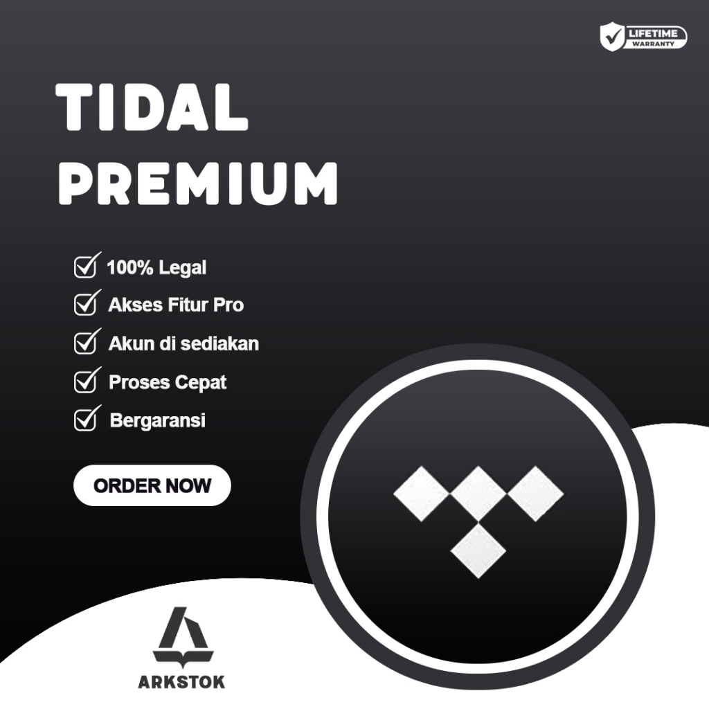 Tidal HiFi Plus Master Premium 1 Bulan Private Bergaransi