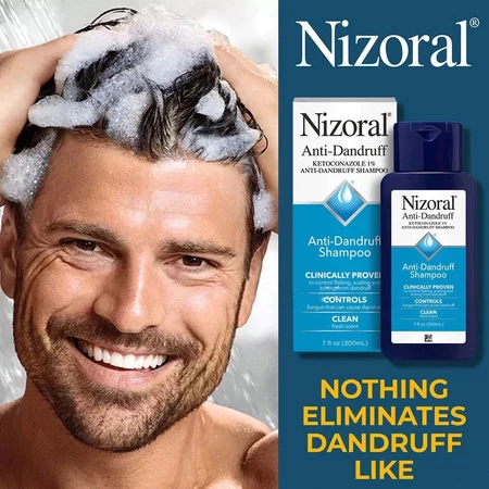 Nizoral Anti-Dandruff Shampoo 200ml| Psoriasis Shampoo | Nizoral Shampoo Ketombe 200ml 1% Ketoconazo