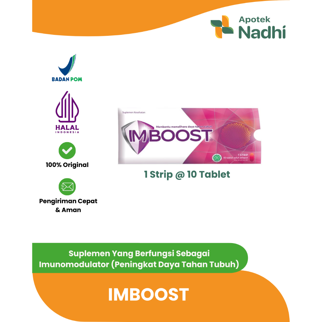 Imboost Tablet Daya Tahan Tubuh 10 Tablet