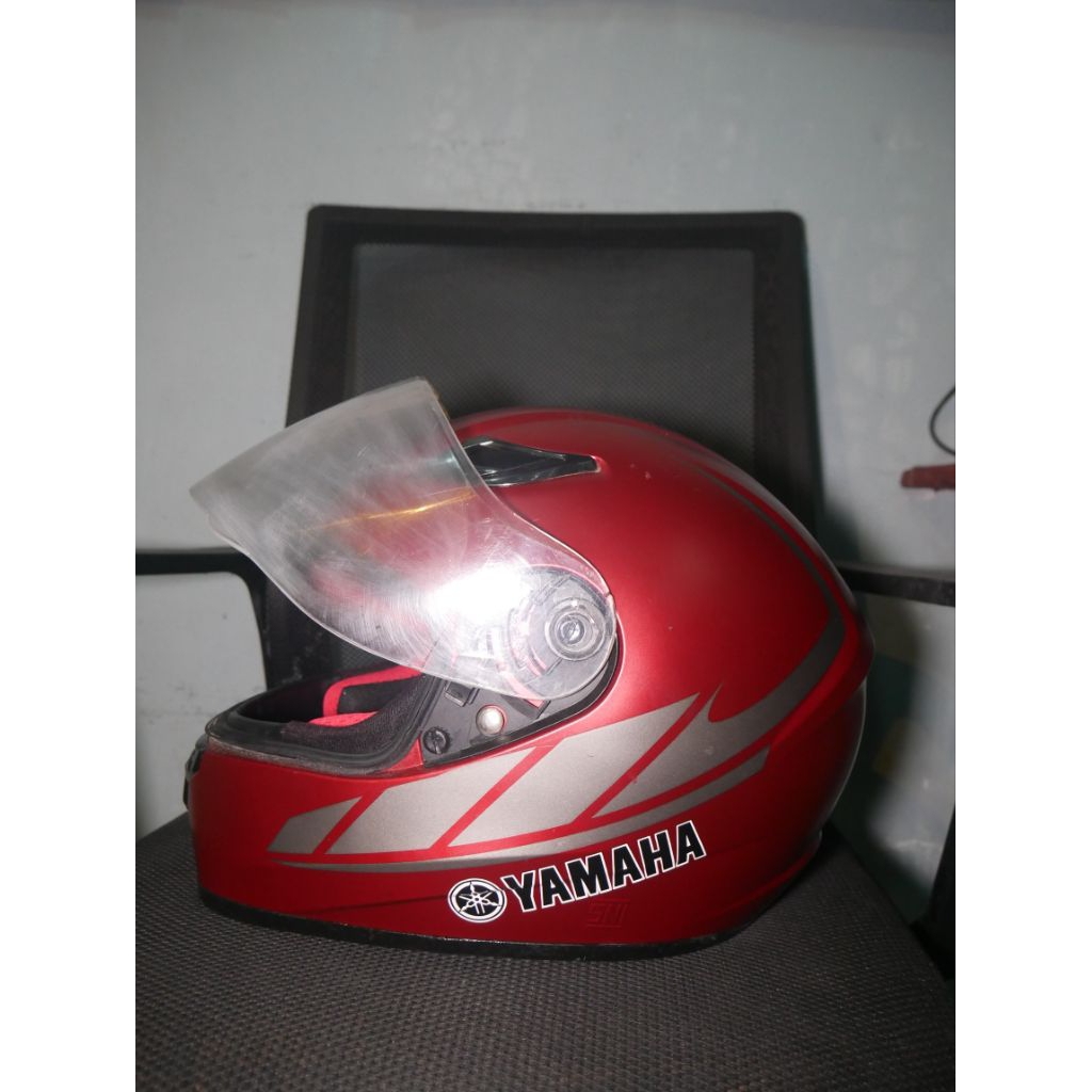 helm fullface yamaha cargloss ori