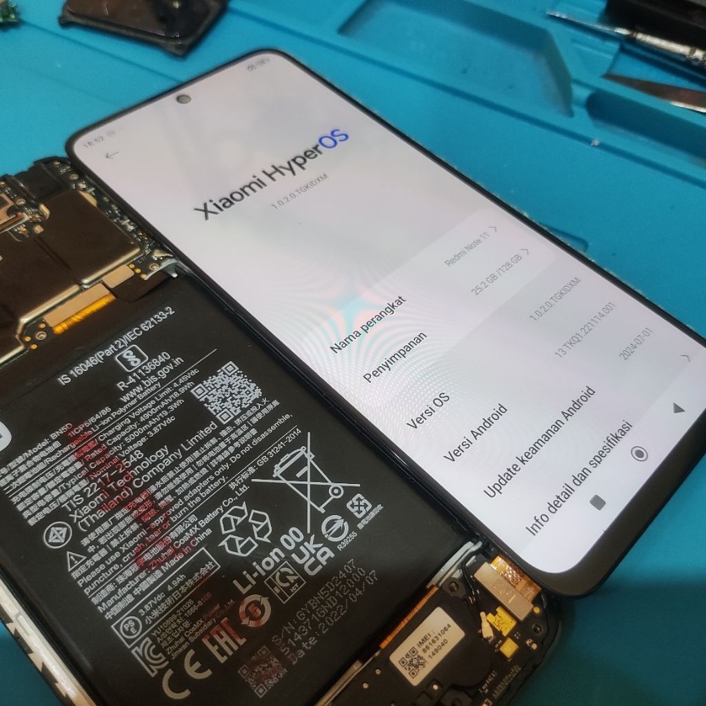 LCD ORIGINAL REDMI NOTE 11 4G AMOLED