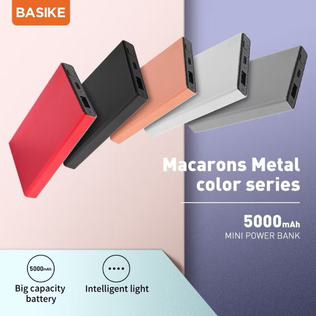 BASIKE Powerbank 5000mAh Portabel 5-in-1