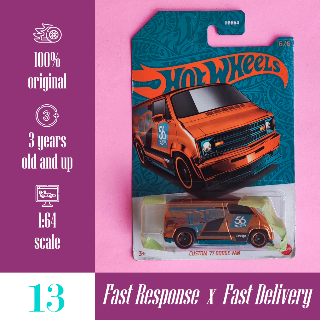 Hot Wheels 56th Anniversary Series Custom 77 Dodge Van (Chase)