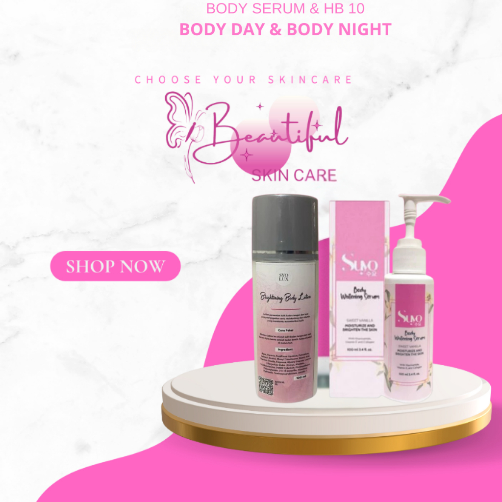 Suyo Body Night Lotion Premium HB 10 Dan Body Day Lotion