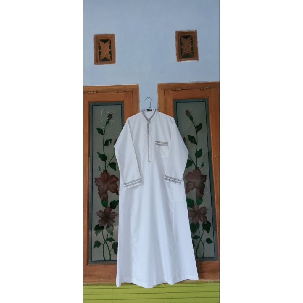 GAMIS PRIA PUTIH PL BRAND NURUL WIZDAN