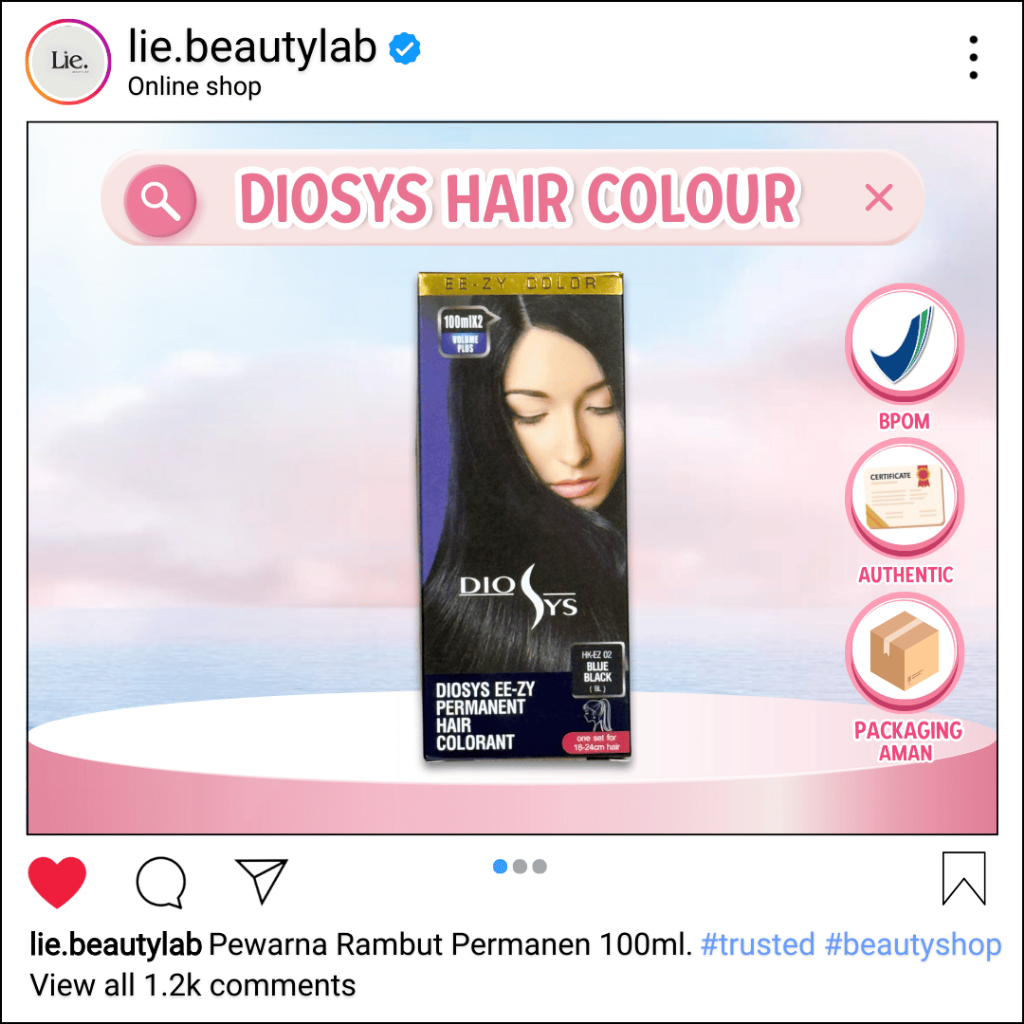 DIOSYS HAIR COLOR 100 ML BLUE BLACK
