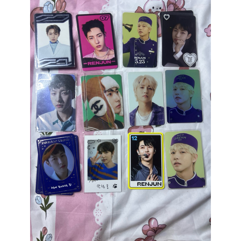 official pc photocard renjun nct dream universe uc glitch mode sg22 sg23 sg24 fencing club starry da