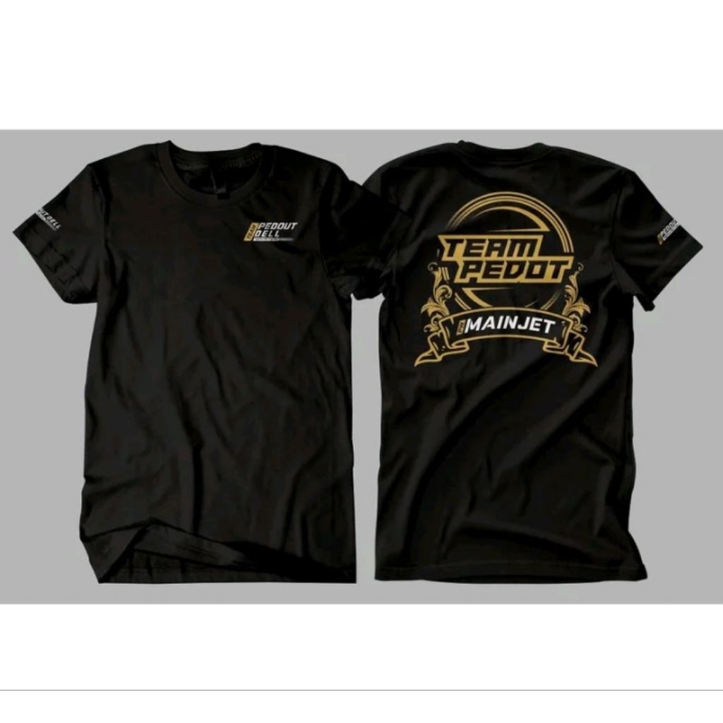 KAOS TEAM PEDOT MAINJET TSHIRT COTTON COMBED 24 S