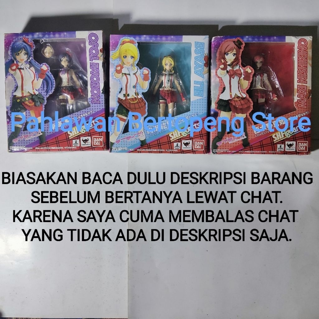 SHF Love Live School Idol Project Nozomi + Eli + Maki [Bandai] - ( TAG : Figma Nendoroid Frame Arms 