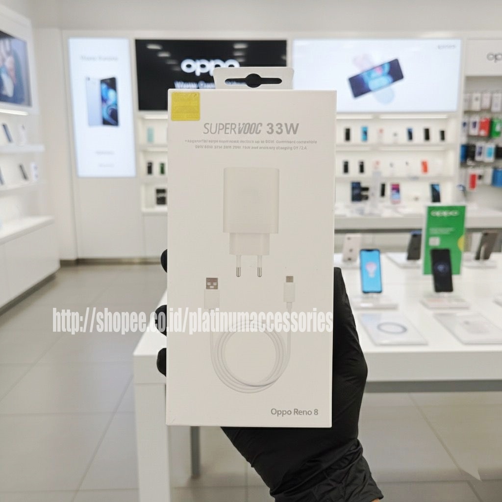 Charger OPPO TYPE C SUPER VOOC 33W Original A38 A57 A74 A77 A95 RENO 8