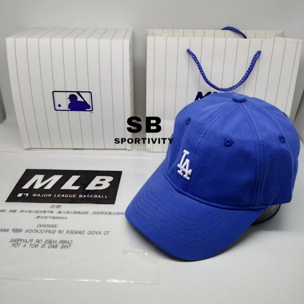 Topi Baseball Cap MLB LA S Vintage Blue G-611