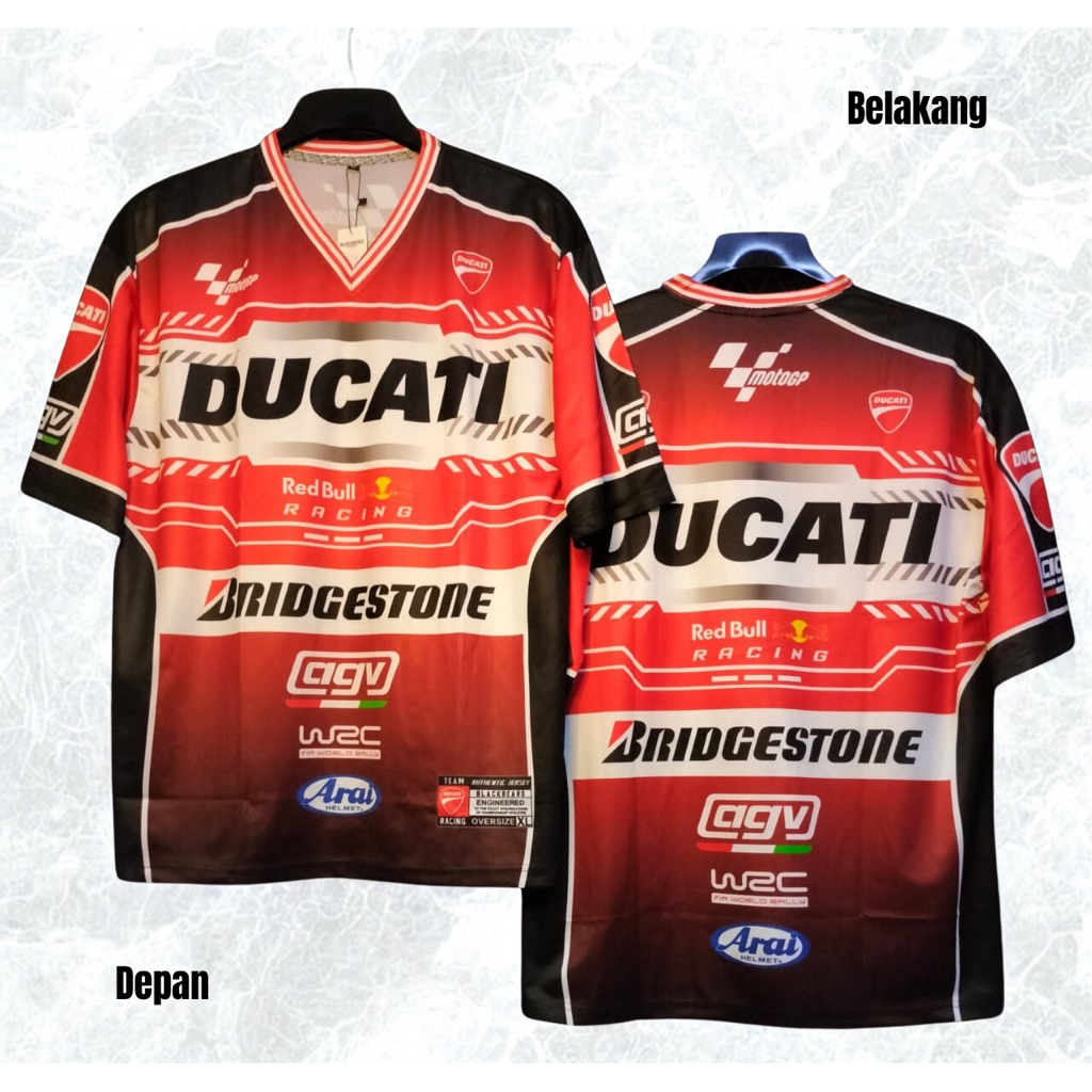 Kaos Baju Jersey MotoGP DUCATI || Jersey Ducati || Jersey MotoGP.