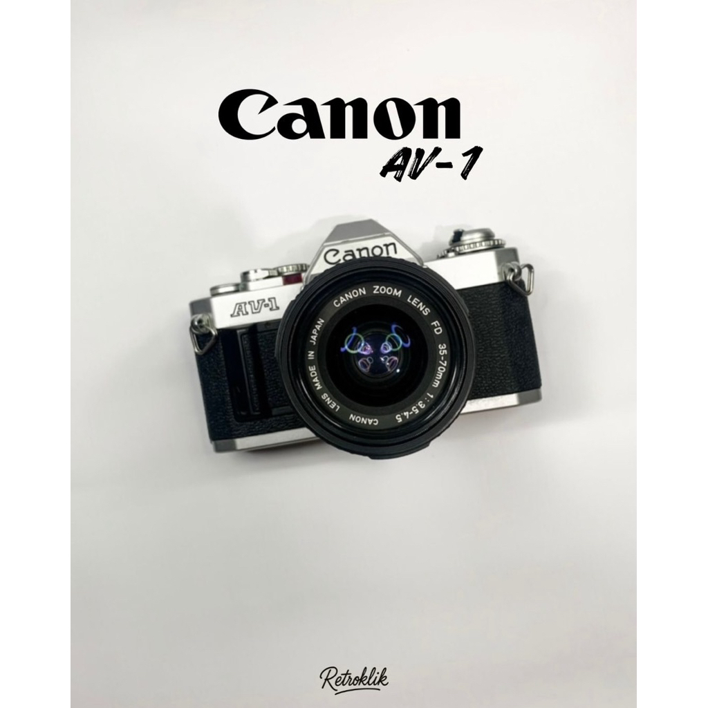 Kamera Analog & Film Canon AV 1 (canon ae1)