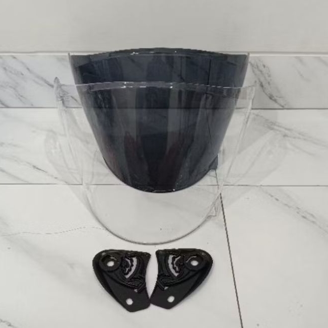 Visor Flat Helm KYT Kyoto Kaca helm KYT Kyoto gratis rachet Visor