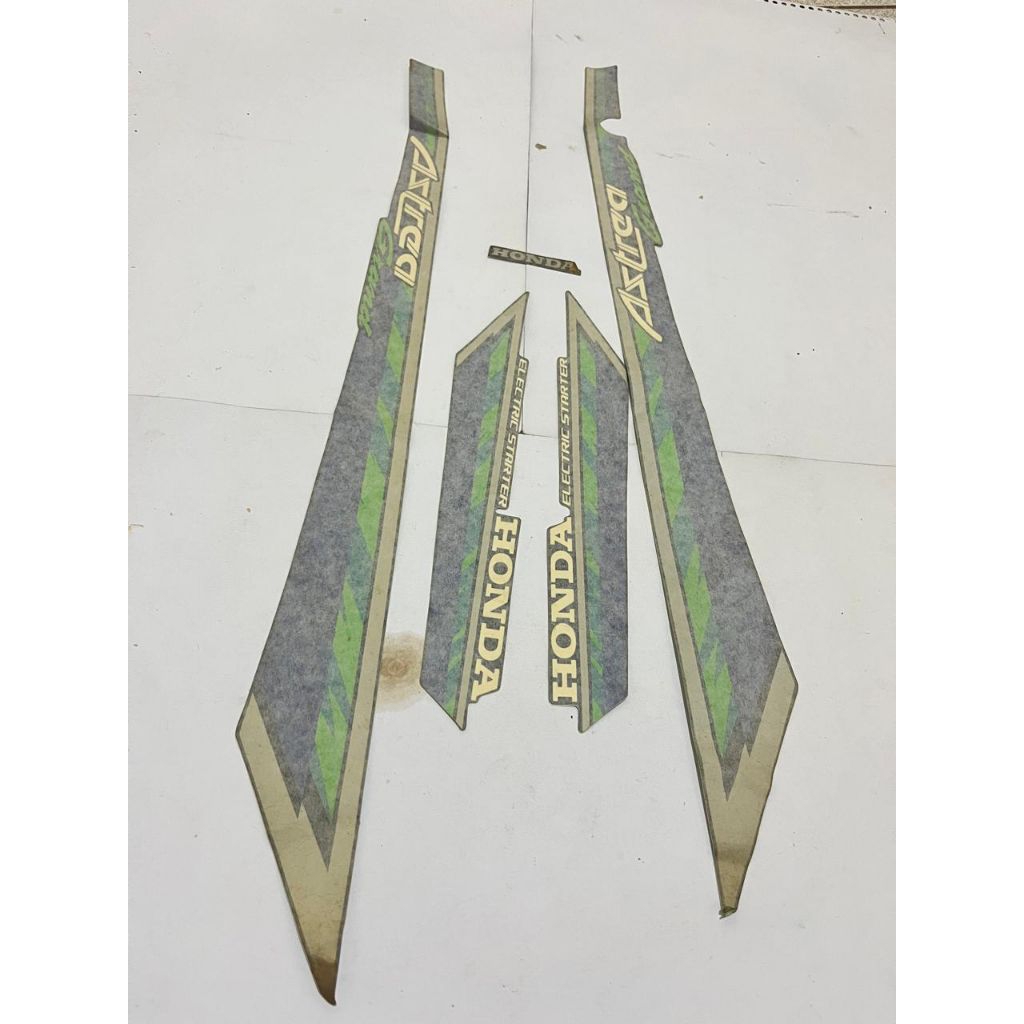 STRIPING STIKER LIST BODY HONDA ASTREA GRAND BULUS TAHUN 1993 ORIGINAL ORI ASLI