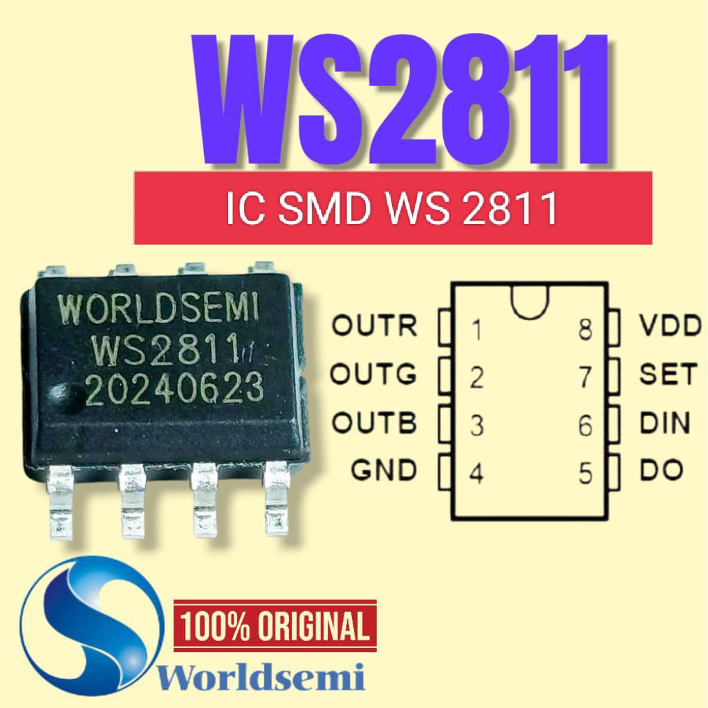 IC WS2811 smd Led RGB
