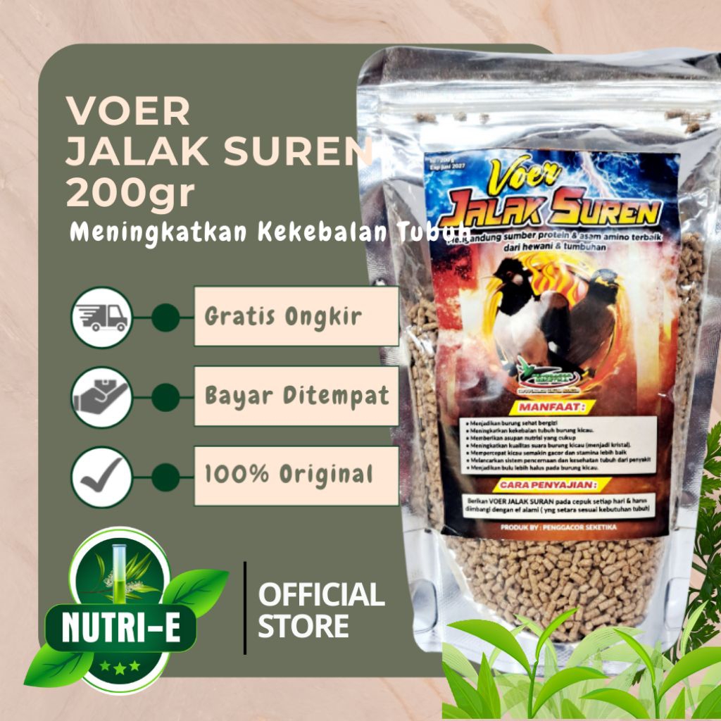 Voer Pakan Jalak Suren Penggacor burung Makanan pakan burung jalak suren