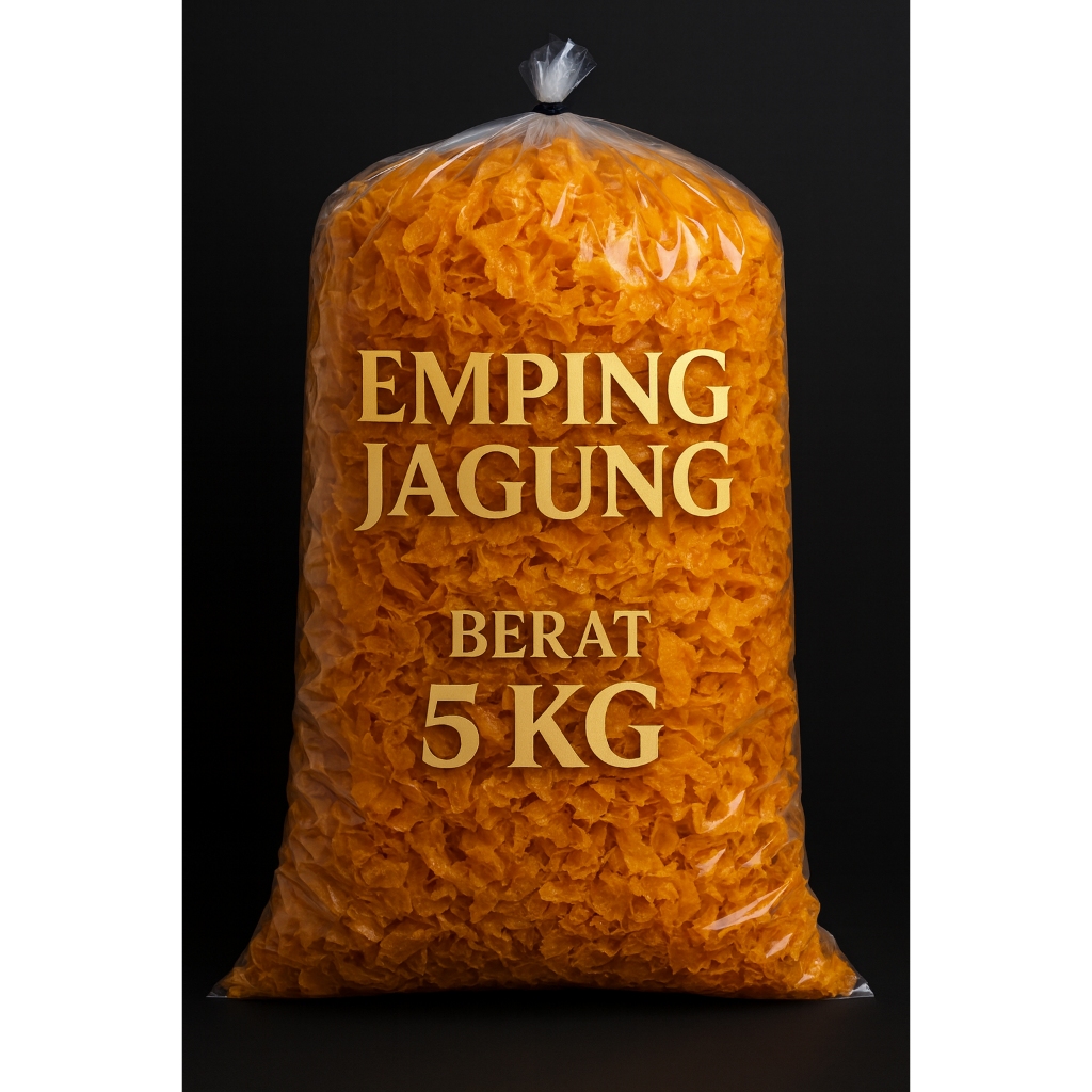 Krecek Emping Jagung Mentah 5 KG Asli Malang Cap Menara