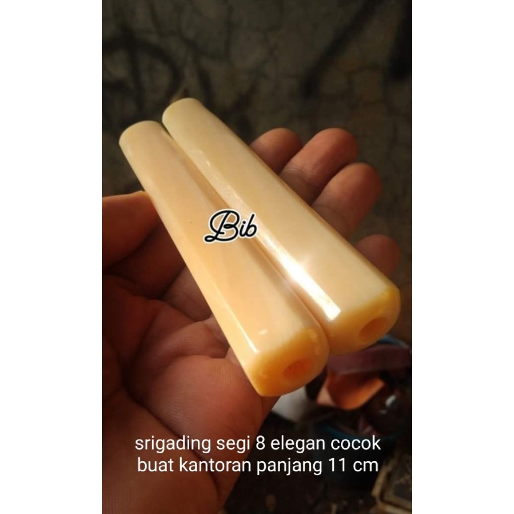 once pipa cangklong srigading berserat segi 8.. P,11cm mirip GG