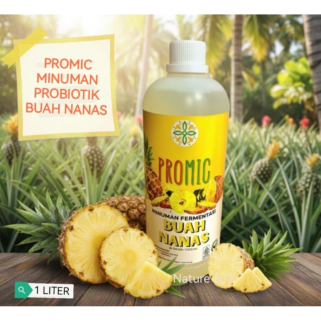 PROMIC / MINUMAN PROBIOTIK RASA BUAH NANAS, 1 LITER
