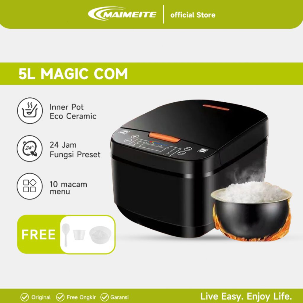 Maimeite 5L Rice Cooker Low Carbo