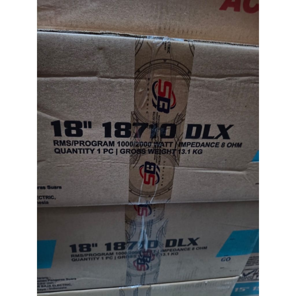 SPEAKER ACR DLX 18" 18710 DLX 1000/2000WATT