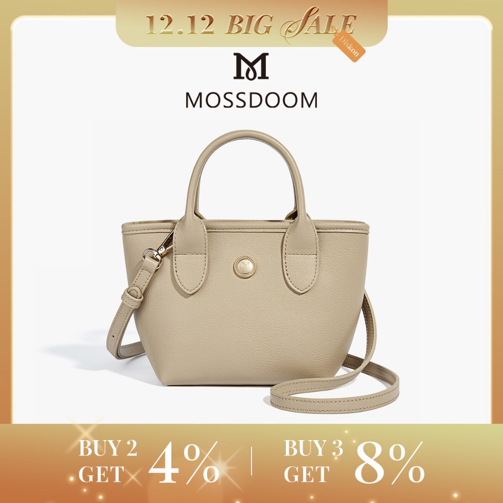 MOSSDOOM Tas Tangan Rebecca Bag Tas Anyaman Handbag Mode Fashion Sling Bag