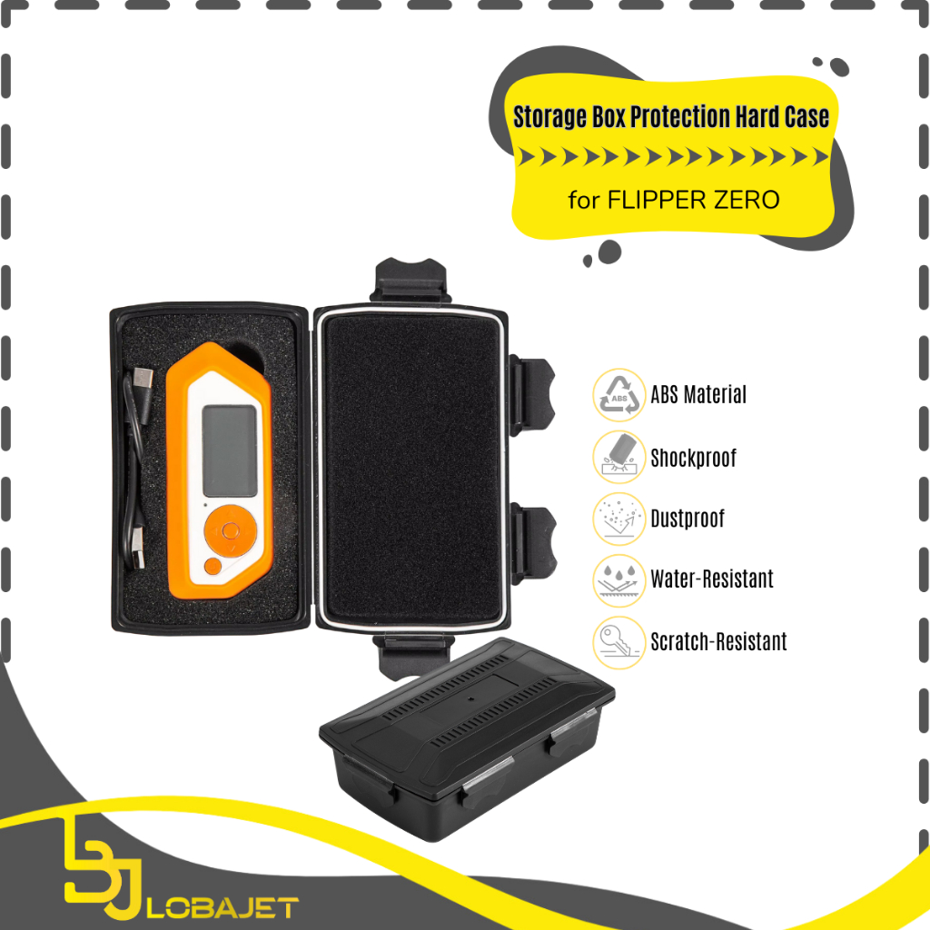 Storage Box Protection Hard Case for FLIPPER ZERO - Kotak Penyimpanan untuk FLIPPER ZERO