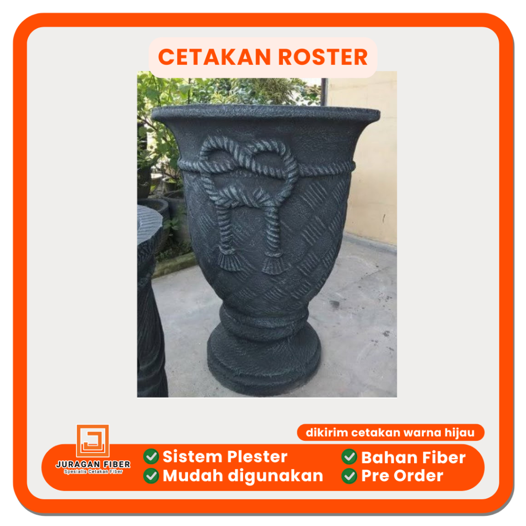 cetakan pot tanaman jumbo / cetakan pot semen / cetakan pot fiber