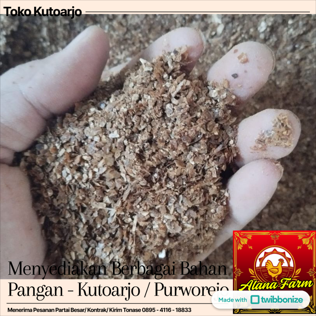 10kg Corn Gluten Feed (CGF) – Cargill / Miwon – Sumber Serat dan Energi Premium untuk Pakan Ternak