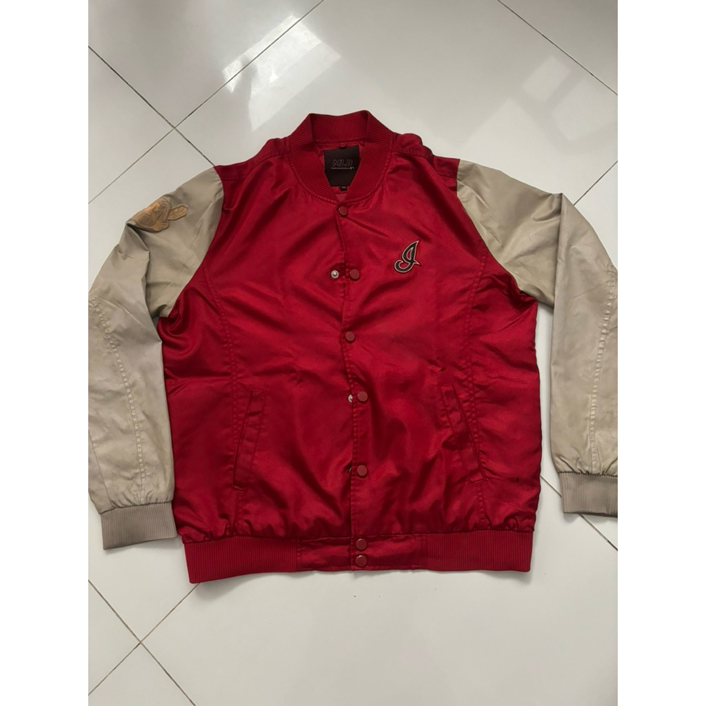jacket mlb indian second original